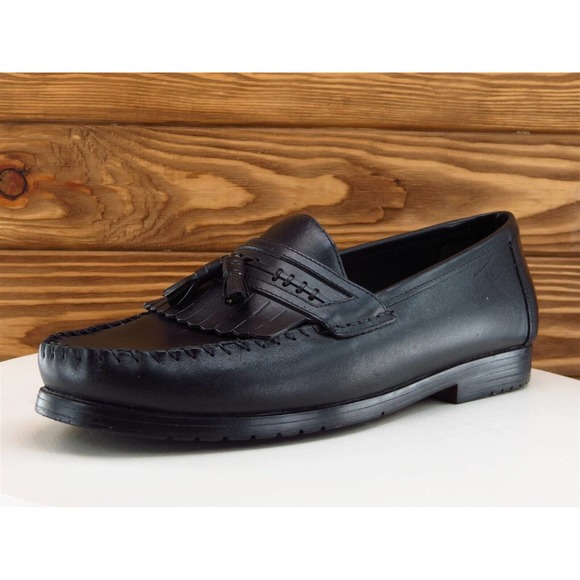 Nunn Bush Sz 12 Loafer Black Leather Men‎ Slip On Medium (D, M) - Picture 1 of 11